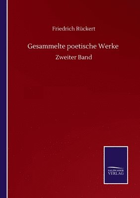 bokomslag Gesammelte poetische Werke