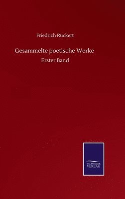 bokomslag Gesammelte poetische Werke