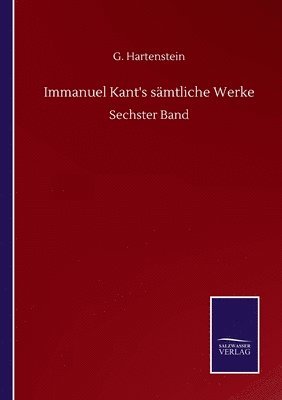 bokomslag Immanuel Kant's smtliche Werke