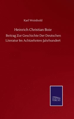 bokomslag Heinrich Christian Boie