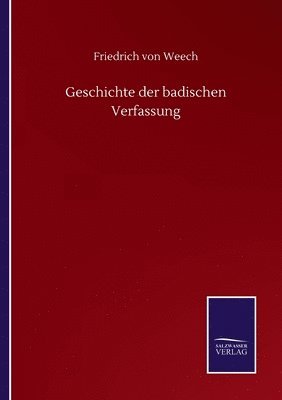 bokomslag Geschichte der badischen Verfassung