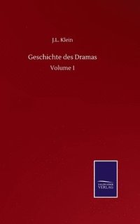 bokomslag Geschichte des Dramas