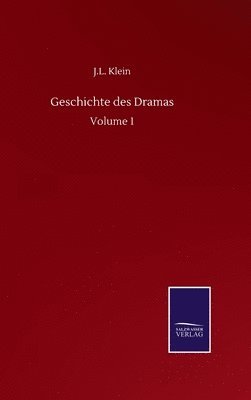 bokomslag Geschichte des Dramas