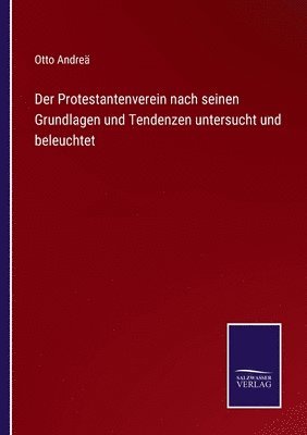 bokomslag Protestantenverein nach seinen Grundlagen und Tendenzen untersucht und beleuchtet