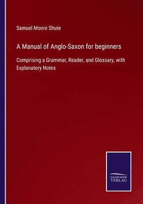 bokomslag Manual of Anglo-Saxon for beginners