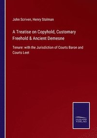 bokomslag A Treatise on Copyhold, Customary Freehold & Ancient Demesne