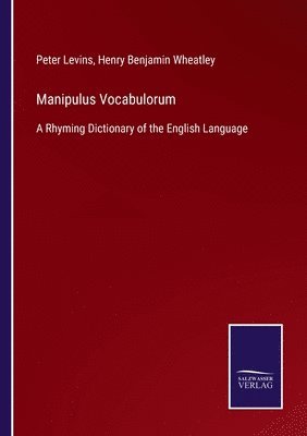 bokomslag Manipulus Vocabulorum