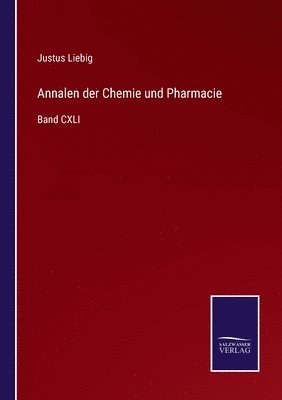 bokomslag Annalen der Chemie und Pharmacie