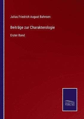 bokomslag Beiträge zur Charakterologie