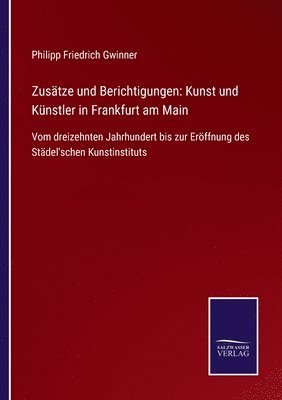 Zusätze und Berichtigungen