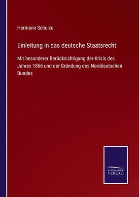 bokomslag Einleitung in das deutsche Staatsrecht