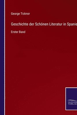 bokomslag Geschichte der Schönen Literatur in Spanien