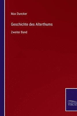 bokomslag Geschichte des Alterthums