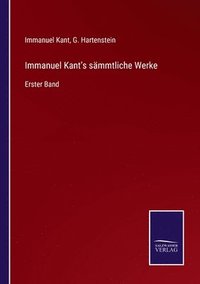bokomslag Immanuel Kant's sammtliche Werke