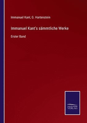 bokomslag Immanuel Kant's sämmtliche Werke