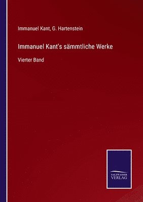 bokomslag Immanuel Kant's sammtliche Werke