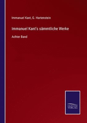 bokomslag Immanuel Kant's sammtliche Werke