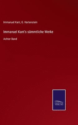 bokomslag Immanuel Kant's smmtliche Werke