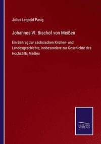 bokomslag Johannes Vl. Bischof von Meißen