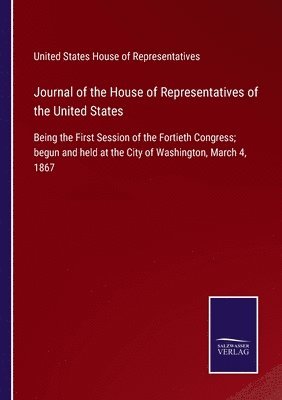 Journal of the House of Representatives of the United States