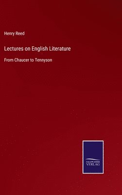 bokomslag Lectures on English Literature