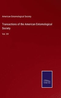 bokomslag Transactions of the American Entomological Society