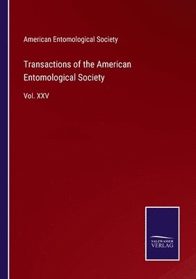 Transactions of the American Entomological Society 1