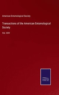 bokomslag Transactions of the American Entomological Society