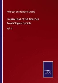 bokomslag Transactions of the American Entomological Society