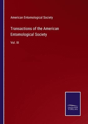 Transactions of the American Entomological Society 1