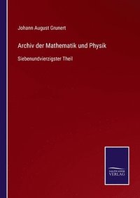 bokomslag Archiv der Mathematik und Physik