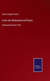 bokomslag Archiv der Mathematik und Physik