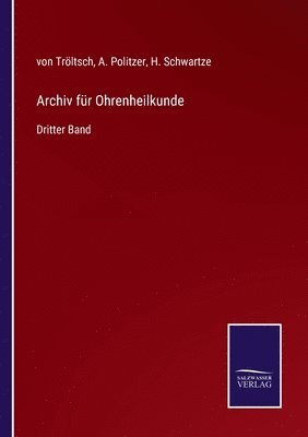 bokomslag Archiv für Ohrenheilkunde