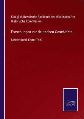 bokomslag Forschungen zur deutschen Geschichte