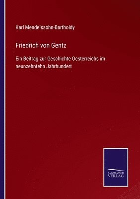 bokomslag Friedrich von Gentz