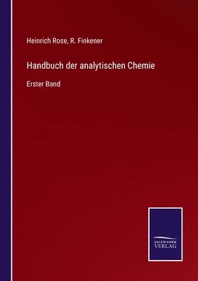 Handbuch der analytischen Chemie 1