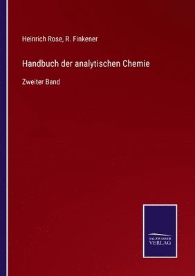 bokomslag Handbuch der analytischen Chemie