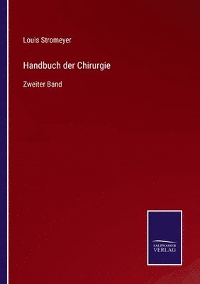 bokomslag Handbuch der Chirurgie