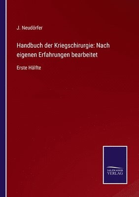 bokomslag Handbuch der Kriegschirurgie