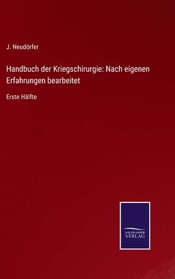 bokomslag Handbuch der Kriegschirurgie