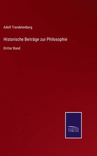bokomslag Historische Beitrge zur Philosophie