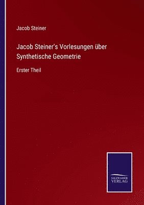 bokomslag Jacob Steiner's Vorlesungen uber Synthetische Geometrie