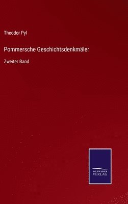 bokomslag Pommersche Geschichtsdenkmler