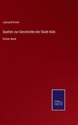 Quellen zur Geschichte der Stadt Kln 1