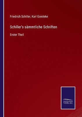 bokomslag Schiller's sämmtliche Schriften