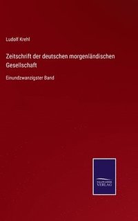 bokomslag Zeitschrift der deutschen morgenlndischen Gesellschaft