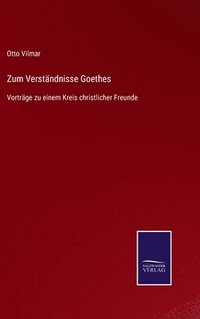 bokomslag Zum Verstndnisse Goethes