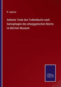 bokomslag Aelteste Texte des Todtenbuchs nach Sarkophagen des altaegyptischen Reichs im Berliner Museum