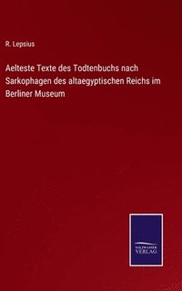 bokomslag Aelteste Texte des Todtenbuchs nach Sarkophagen des altaegyptischen Reichs im Berliner Museum