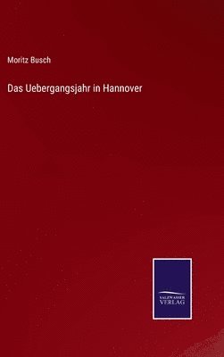 bokomslag Das Uebergangsjahr in Hannover